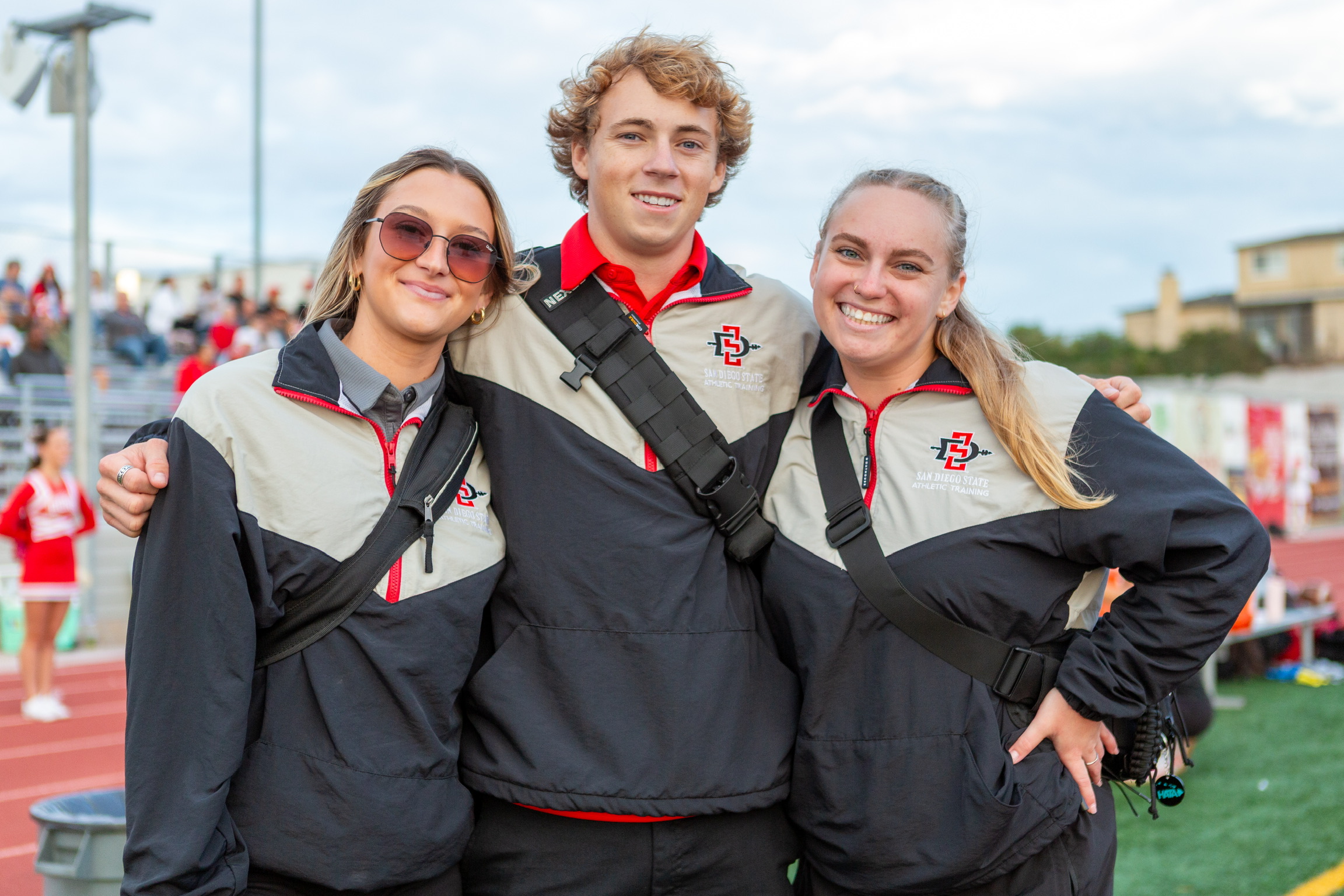 MSAT students at track meet for clinical experience