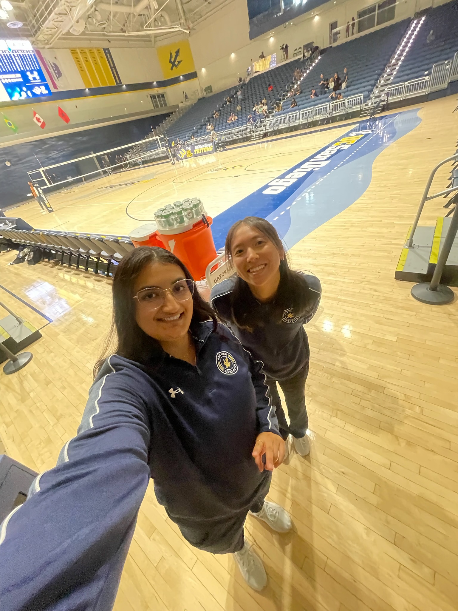 MSAT Students at CSU San Marcos Basketball stadium